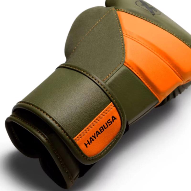 Hayabusa T3 Boxing Gloves -green/orange